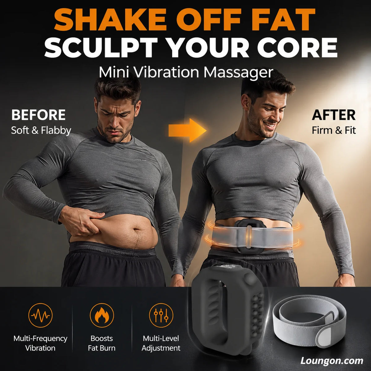 ⏳Time-Limited Special⏰3-in-1 Vibrating Fascia Ring Massager