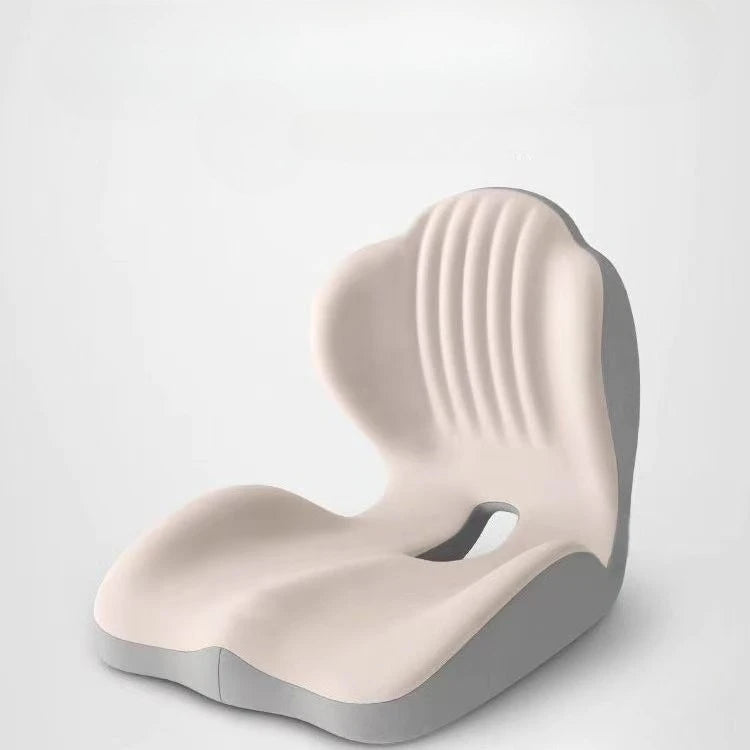 🪑 Ergonomic Memory Foam Seat Cushion with Back Support – Stay Comfortable All Day, Perfect for Office, Car & Home ✨