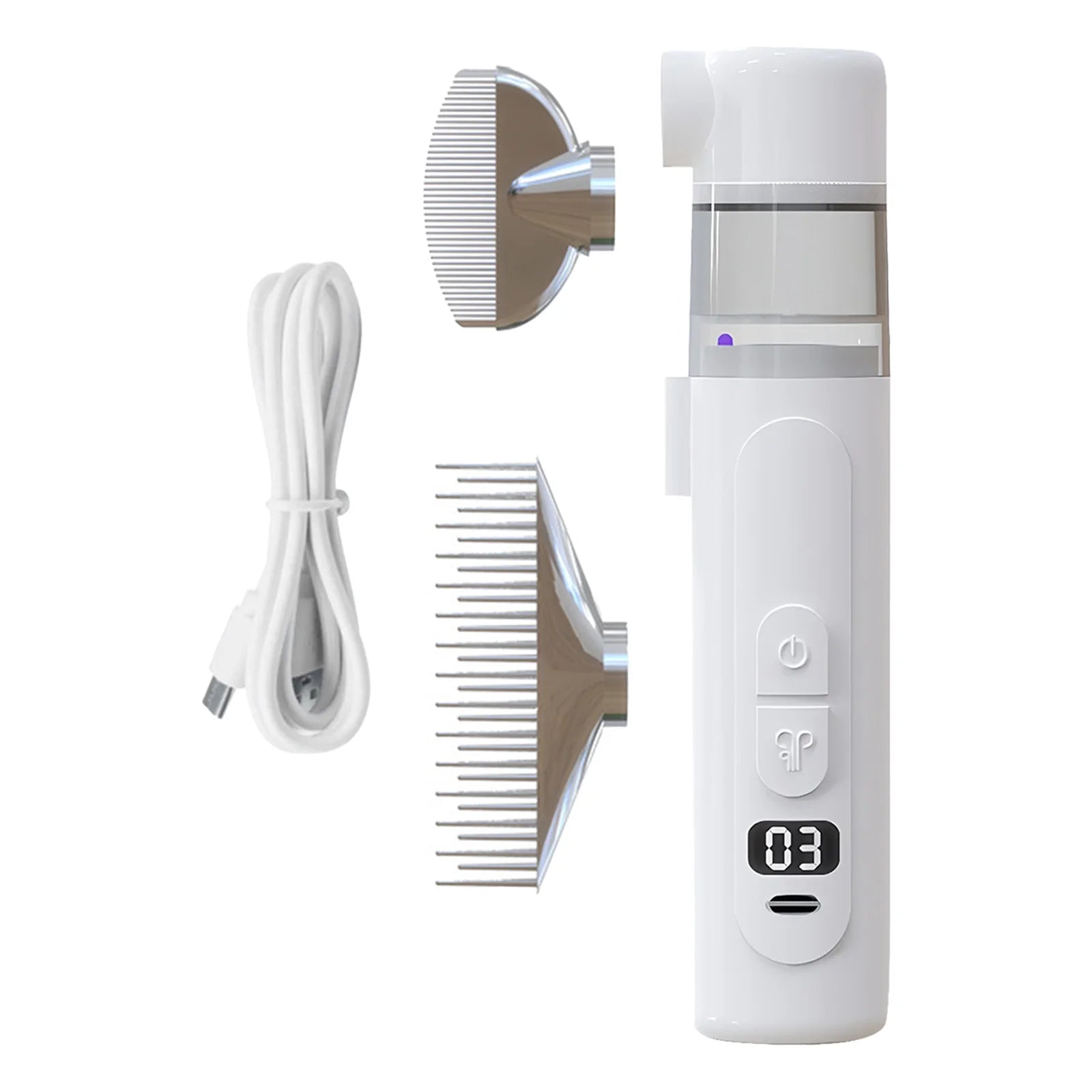 Electric Pet Flea Remover and Detangling Comb
