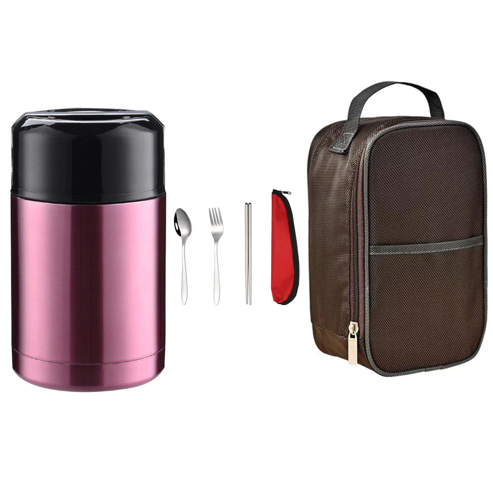 🍲 50% OFF NOW!🔥 316 Stainless Steel Food Jar – Vacuum Insulated & Leak-Proof – Thermal Cooking Essential 🥄