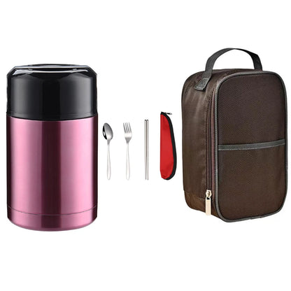 🍲 50% OFF NOW!🔥 316 Stainless Steel Food Jar – Vacuum Insulated & Leak-Proof – Thermal Cooking Essential 🥄