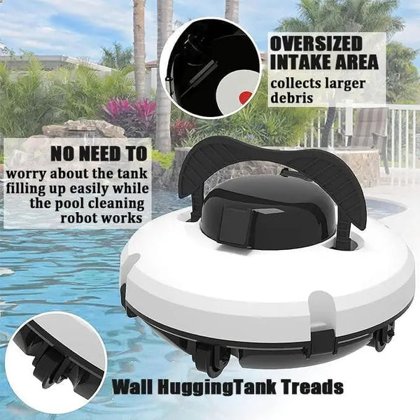 ⏰🔥50% OFF! 🤖 Pool Cleaning Robot – Cordless, Powerful, Smart & Effortless Cleaning 🌊✨