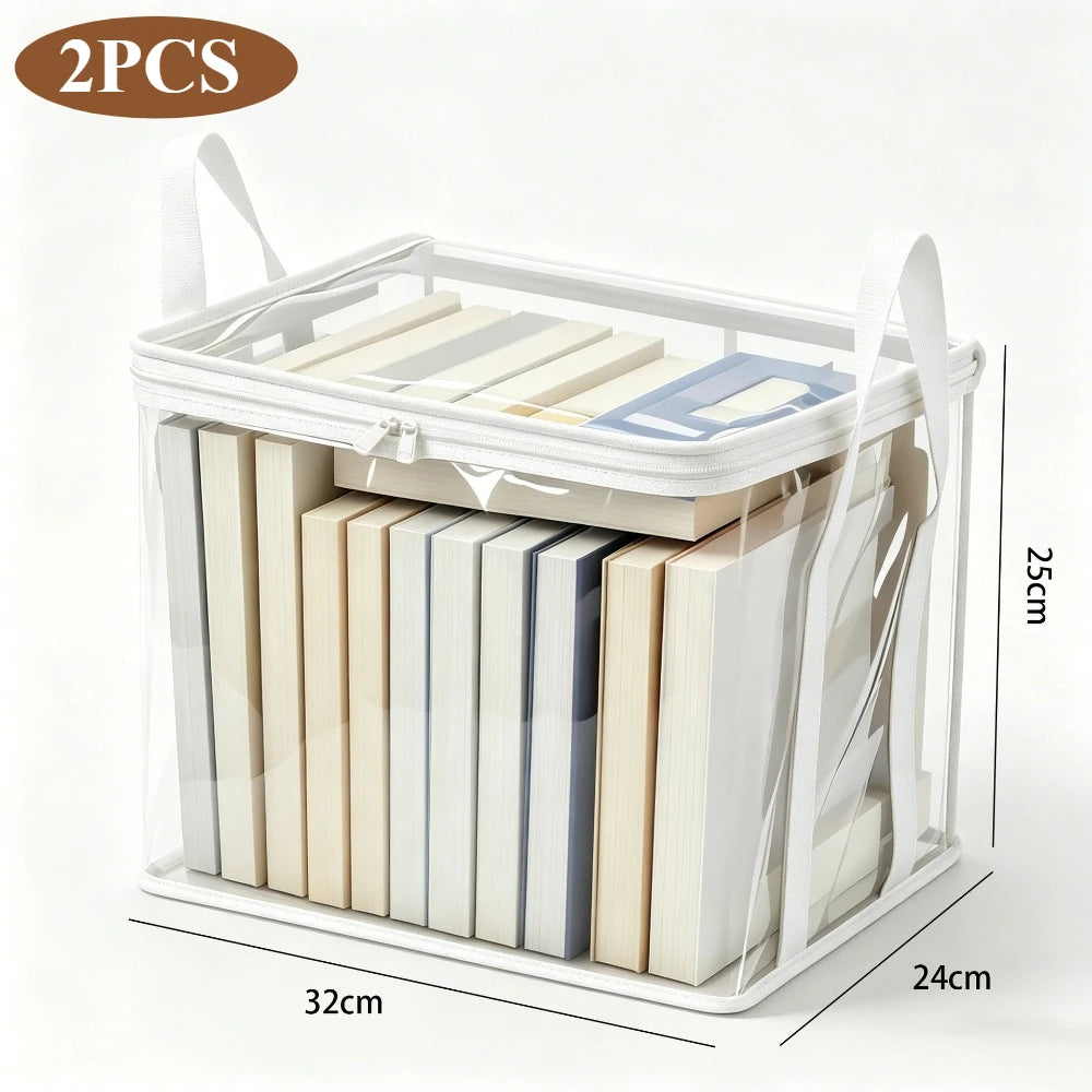 🔥Last Day 49% OFF📦Portable Large Heavy-Duty Thick Plastic Clear Storage Box with Hinged Lid | Home, Travel & Camping