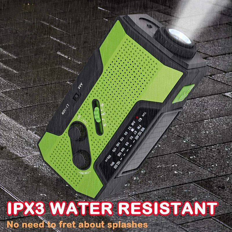 Multifunctional Outdoor Solar Emergency Hand Crank Radio