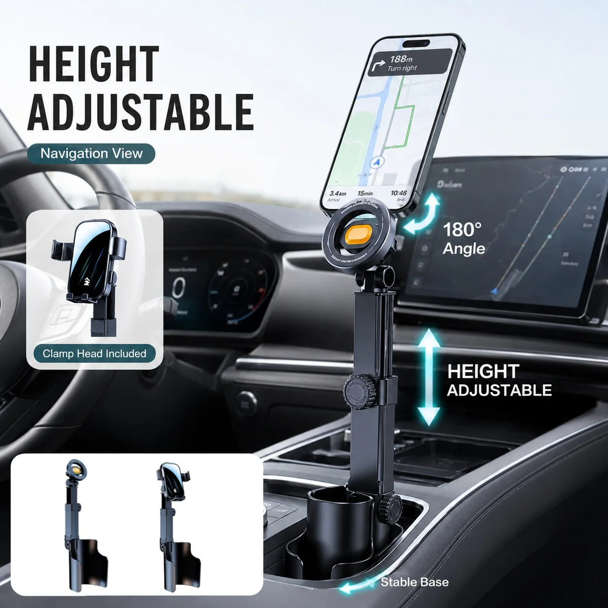 Car Cup Holder Phone Mount
