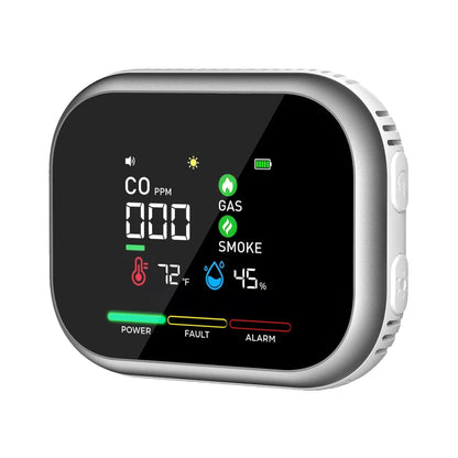 Portable Multi-Gas Alarm with LCD Display & Battery Backup