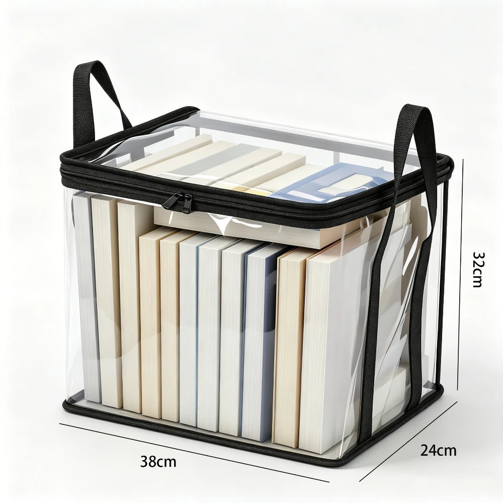 🔥Last Day 49% OFF📦Portable Large Heavy-Duty Thick Plastic Clear Storage Box with Hinged Lid | Home, Travel & Camping