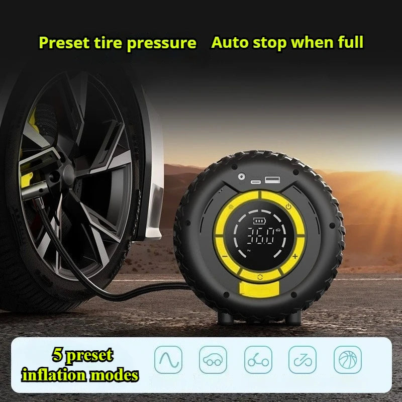 2-in-1 Car Jump Starter & Tire Inflator