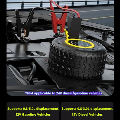 2-in-1 Car Jump Starter & Tire Inflator
