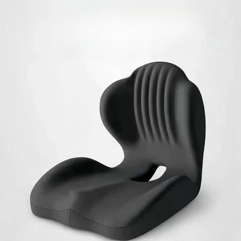 🪑 Ergonomic Memory Foam Seat Cushion with Back Support – Stay Comfortable All Day, Perfect for Office, Car & Home ✨