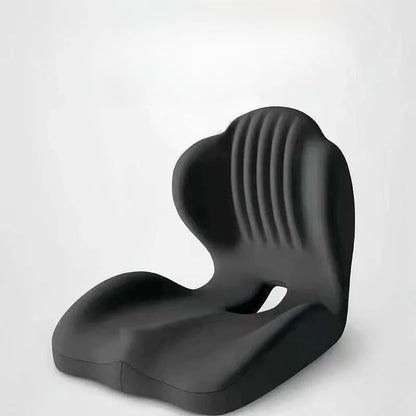 🪑 Ergonomic Memory Foam Seat Cushion with Back Support – Stay Comfortable All Day, Perfect for Office, Car & Home ✨