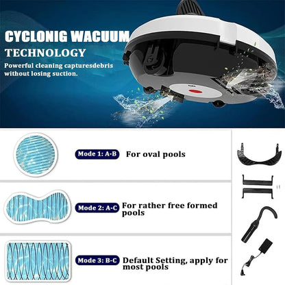 ⏰🔥50% OFF! 🤖 Pool Cleaning Robot – Cordless, Powerful, Smart & Effortless Cleaning 🌊✨