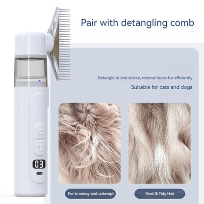 Electric Pet Flea Remover and Detangling Comb