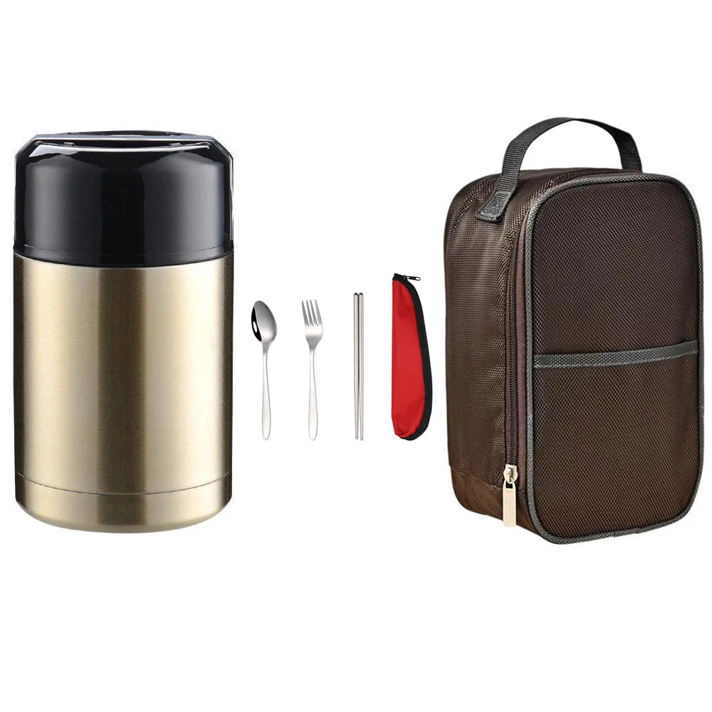 🍲 50% OFF NOW!🔥 316 Stainless Steel Food Jar – Vacuum Insulated & Leak-Proof – Thermal Cooking Essential 🥄