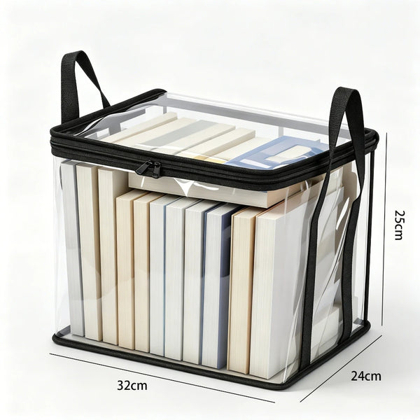 🔥Last Day 49% OFF📦Portable Large Heavy-Duty Thick Plastic Clear Storage Box with Hinged Lid | Home, Travel & Camping