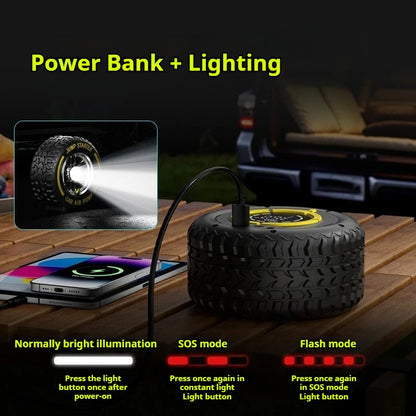 2-in-1 Car Jump Starter & Tire Inflator