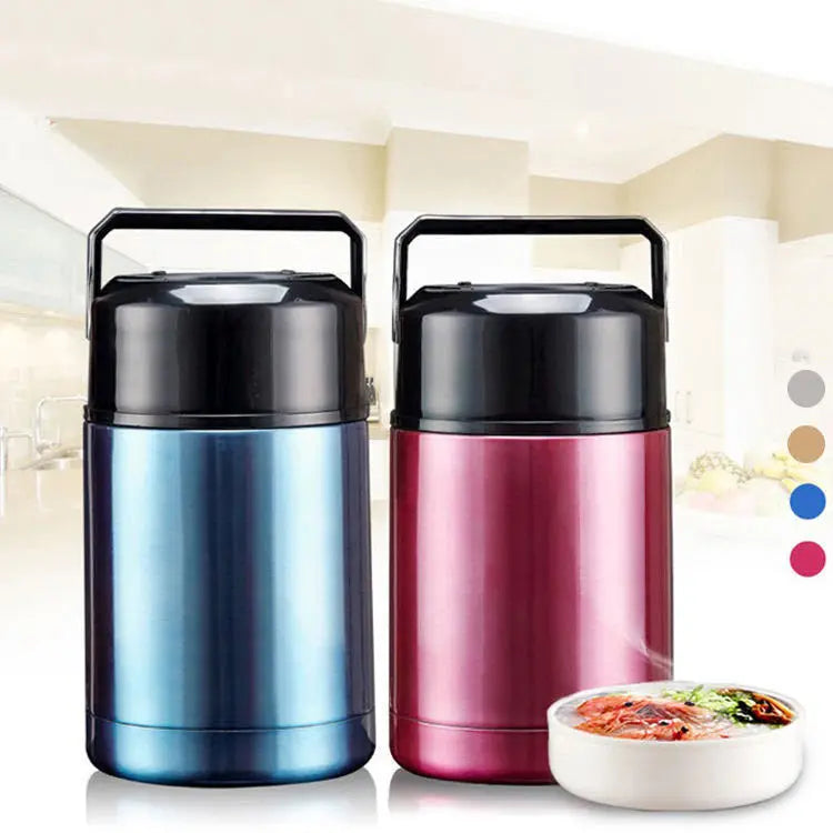 🍲 50% OFF NOW!🔥 316 Stainless Steel Food Jar – Vacuum Insulated & Leak-Proof – Thermal Cooking Essential 🥄