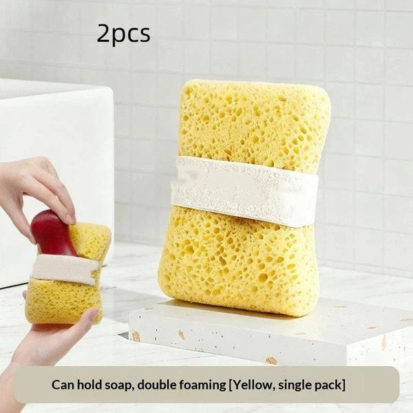 New Ultra Soft Texture Bath Sponge Rich Foaming No Loose Fibers Body Scrubber Multi-use Shower Foaming Tool Gentle Exfoliation