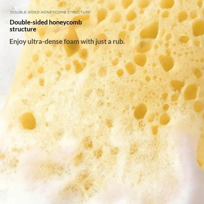New Ultra Soft Texture Bath Sponge Rich Foaming No Loose Fibers Body Scrubber Multi-use Shower Foaming Tool Gentle Exfoliation