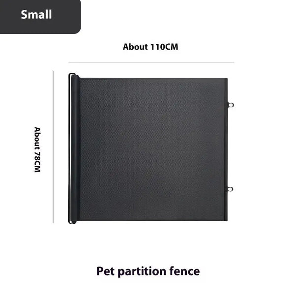 Retractable Pet Mesh Fence & Cat Gate – No-Drill Safety Barrier for Small, Medium & Large Pets