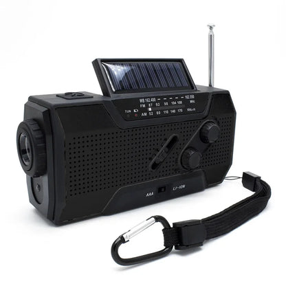 Multifunctional Outdoor Solar Emergency Hand Crank Radio