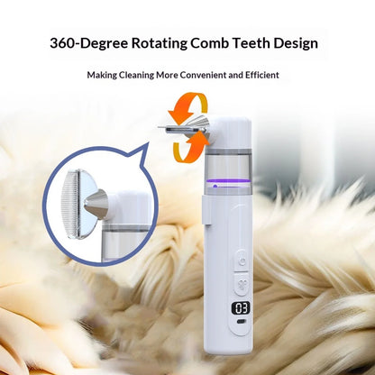 Electric Pet Flea Remover and Detangling Comb