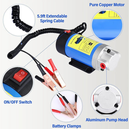 ✨Portable Engine Oil Transfer Pump – Handy Maintenance Tool
