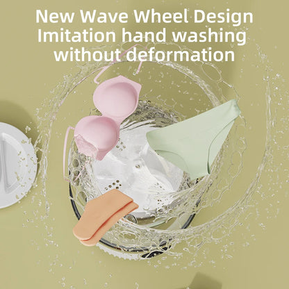 Limited Sale 50% OFF🎁Free your hands🥰Wireless Charging Mini Washing Machine