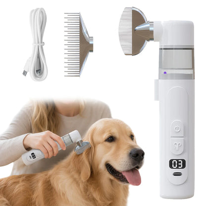 Electric Pet Flea Remover and Detangling Comb