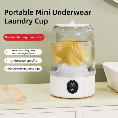 Limited Sale 50% OFF🎁Free your hands🥰Wireless Charging Mini Washing Machine