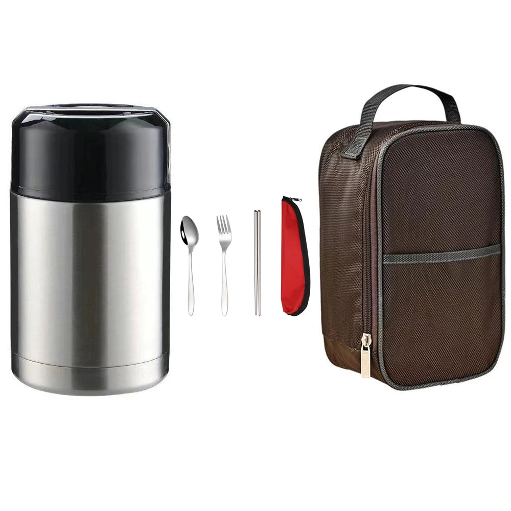 🍲 50% OFF NOW!🔥 316 Stainless Steel Food Jar – Vacuum Insulated & Leak-Proof – Thermal Cooking Essential 🥄