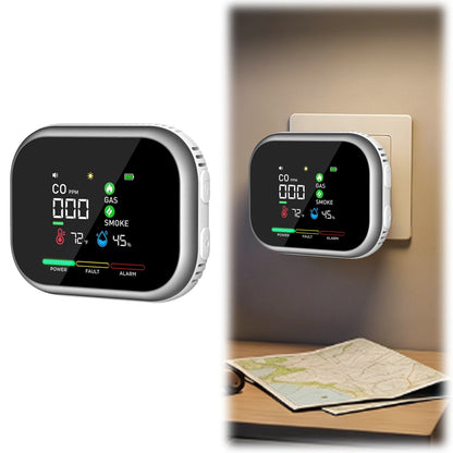 Portable Multi-Gas Alarm with LCD Display & Battery Backup