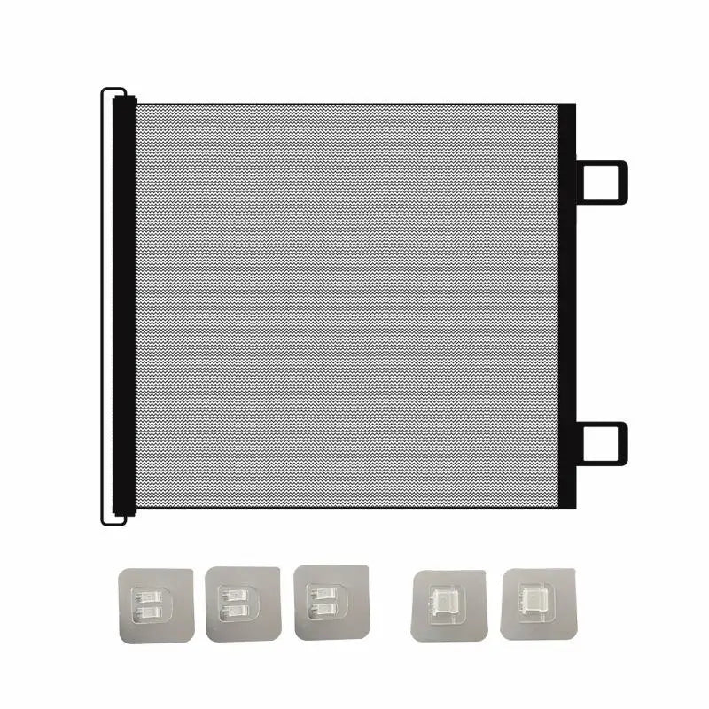 Retractable Pet Mesh Fence & Cat Gate – No-Drill Safety Barrier for Small, Medium & Large Pets