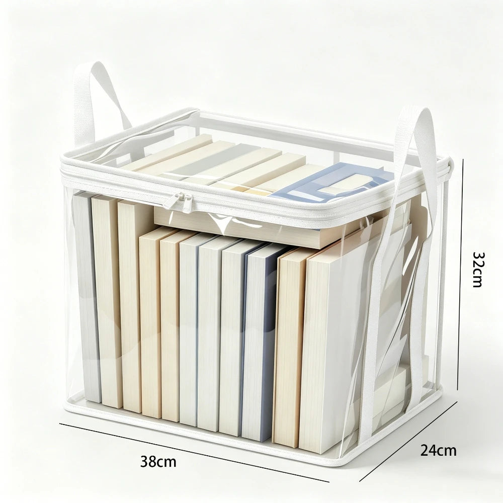 🔥Last Day 49% OFF📦Portable Large Heavy-Duty Thick Plastic Clear Storage Box with Hinged Lid | Home, Travel & Camping