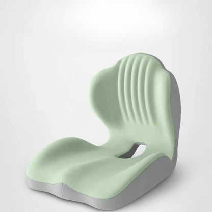 🪑 Ergonomic Memory Foam Seat Cushion with Back Support – Stay Comfortable All Day, Perfect for Office, Car & Home ✨