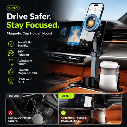 Car Cup Holder Phone Mount