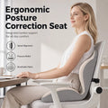 🪑 Ergonomic Memory Foam Seat Cushion with Back Support – Stay Comfortable All Day, Perfect for Office, Car & Home ✨